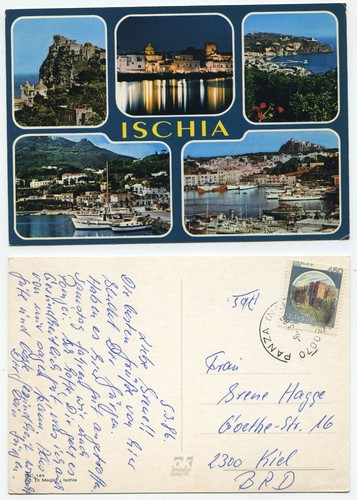 20690 ischia cartolina - -,