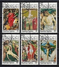 Quadri Pasqua Togo 1975 (28) Yvert N° 836 A 839 E PA 248 + 249 Cancellati Usati