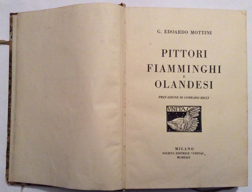 1924 libro arte - d’arte, mottini