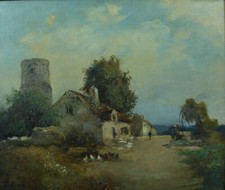 Quadro Antico Paesaggio