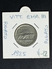 MONETA REGNO ITALIA 1925 LEONI 50 CENTESIMI RIGATO