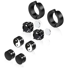 Orecchini unisex non piercing - orecchini,