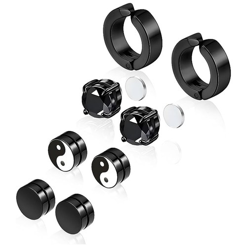Orecchini unisex non piercing - orecchini,