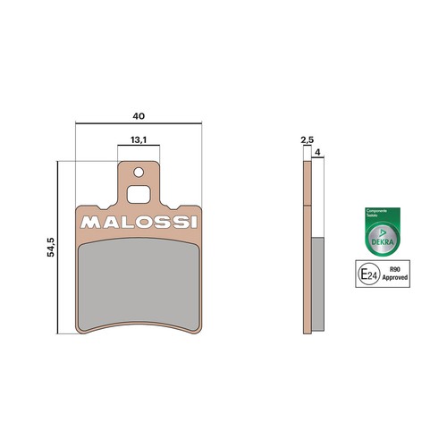 Pastiglie freno malossi brake - pastiglie,