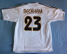 Maglia Beckham Real Madrid bianca n°23 Taglia L