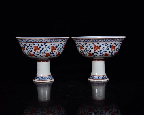 Coppia tazze porcellana - di,
