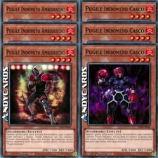 3x PUGILE INDOMITO AMBIDESTRO +3x CASCO • Comune LD10 IT041 LD10 IT039 • Yugioh!
