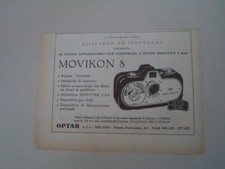 advertising Pubblicità 1953 ZEISS IKON MOVIKON 8