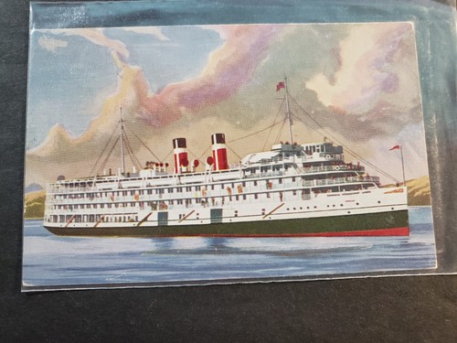 Cartolina canadian steamer - cartolina,