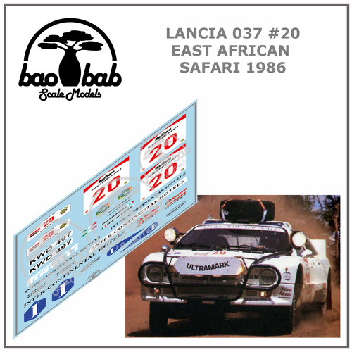 Calcas lancia 037 - calcas, 1/43
