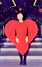 costume cuore tipo mascotte