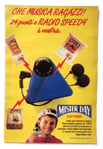 Pubblicita mister day - mister,
