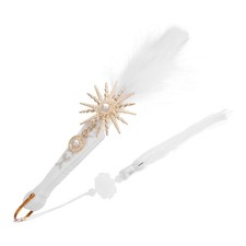 Ventilatore Portatile Stile Europeo Ventilatore Piumaggio Ventilatore Pieghevole Tradizionale con Nappa