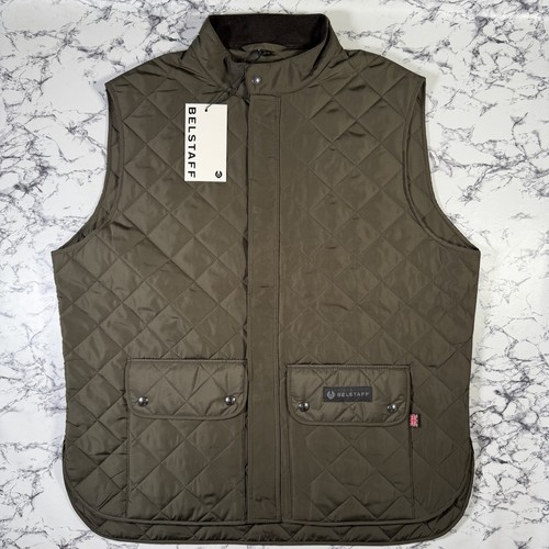 Gilet uomo belstaff verde - gilet,
