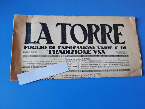 Evola torre foglio di - la,