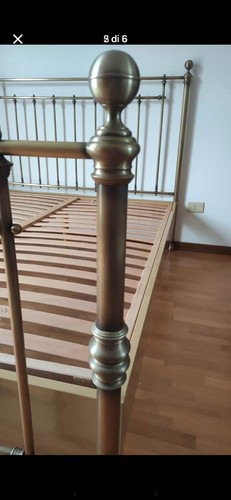Letto matrimoniale ottone - letto, in