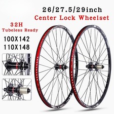 Mozzo serratura centrale 26/27,5/29 pollici HG/MS tubeless mountain bike set ruote 32 fori