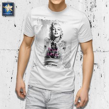 T-shirt maglietta Marilyn Monroe icona fashion moda idea regalo moda uomo 