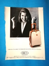 RITAGLIO DI GIORNALE PUBBLICITA' TROLLEY BRIC'S DA COLLEZIONE - (151)