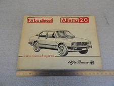 ALFA ROMEO ALFETTA 2.0 TURBO D