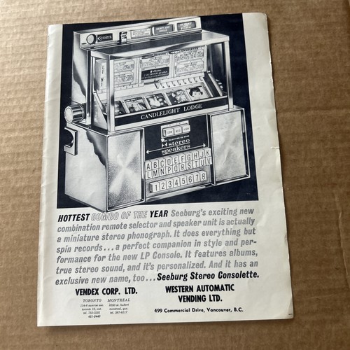 Originale pubblicità jukebox - originale,