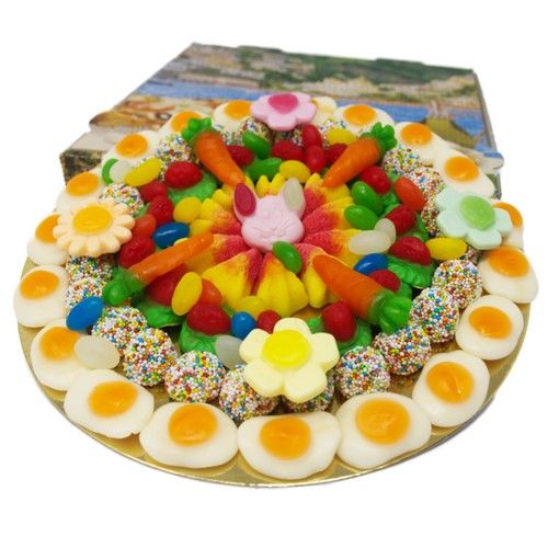 Frutta gommosa pizza pasqua - pasqua, un