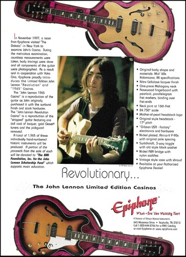 Pubblicità chitarra the - chitarra,