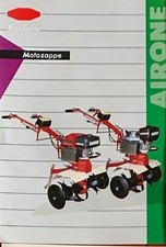 BARBIERI MOTOZAPPA AIRONE  BROCHURE PUBBLICITARIA DATI TECNICI
