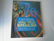 LIBRO,MANUALE DI NUMEROLOGIA DI CAROL ADRIENNE, A META' PREZZO