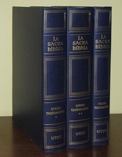 La Sacra Bibbia Vol.1,2,3 • edizione UTET 1964