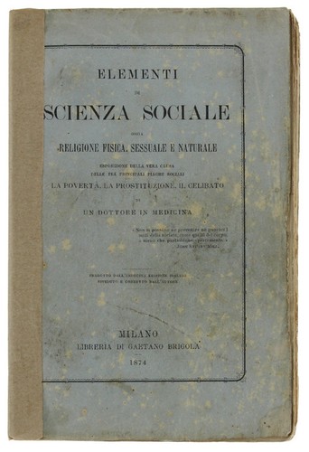 Elementi scienza sociale - elementi, di