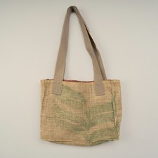 Borsa tote in panno e cenere