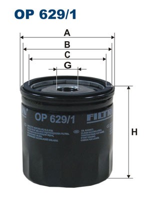 Filtro olio 629 filtron - olio, 629/1