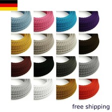 Cavo tessile 2 fili cavo elettrico cavo a sospensione cavo in tessuto lampade cavo di alimentazione