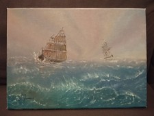 Dipinto Olio Marina Mare