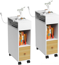 Set di 2 Comodino Stretto