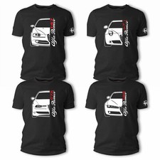 T-SHIRT unisex donna ALFA ROMEO 147 156 GTA 159 MITO  GIULIA GIULIETTA tuning