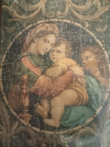 Dipinto olio tela madonna - dipinto, "madonna