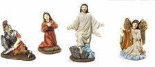 Paben Articoli Religiosi Presepe Pasquale PP1 Set Resurrezione di Gesù 4 sogg.