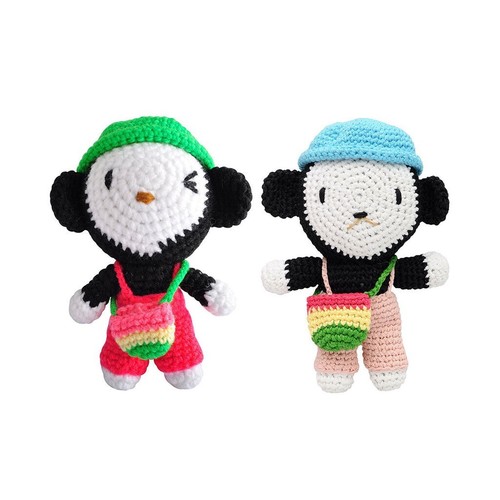 Monkey crochet doll handmade - crochet,