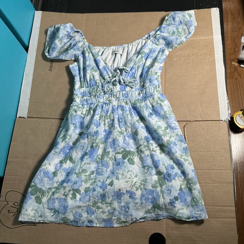 Mini abito skort hollister blu - mini,