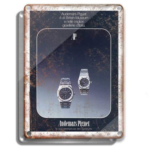 Insegna metallo orologio - metallo,