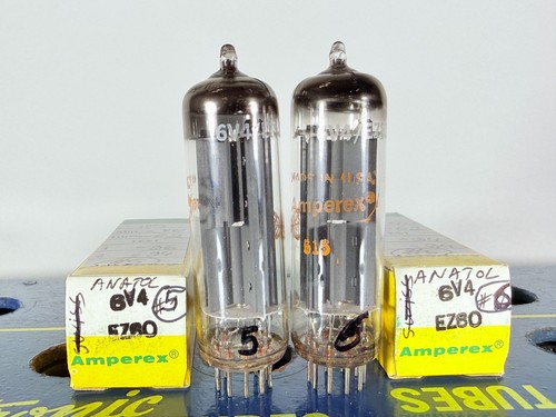 Coppia amperex 6v4 - 6v4, usa