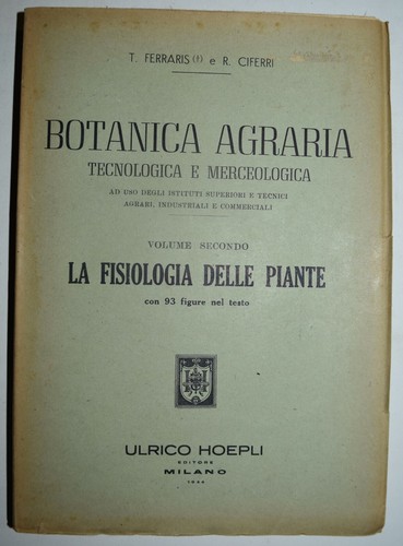 Botanica agraria fig 1944 - 1944,