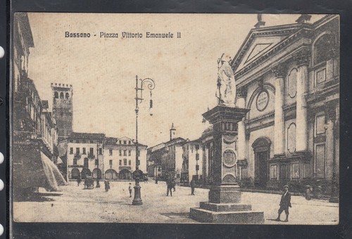 Cartolina bassano piazza - cartolina,