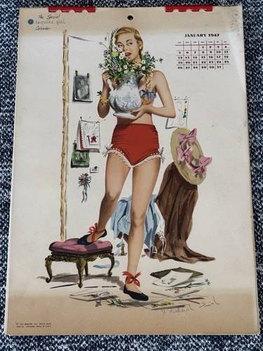 Calendario pin esquire girl - pin, up