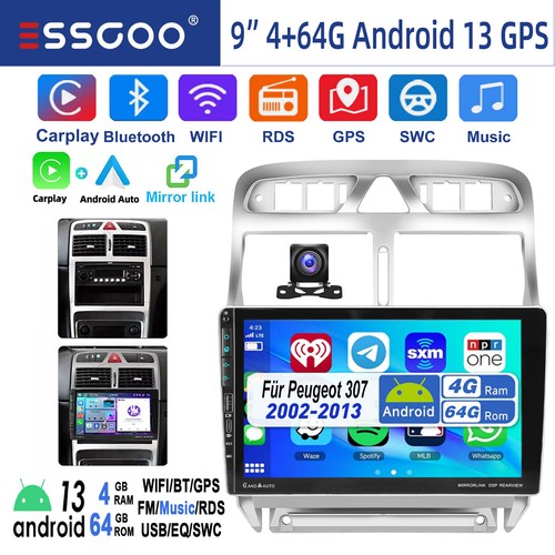 Autoradio kam per - peugeot, 307