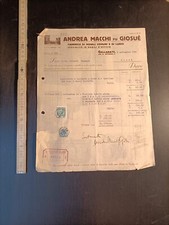 Fattura storica Gallarate, Macchi mobili comuni di lusso e d'ufficio - AF3