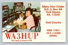 Ham Radio QSL WA3HUP York