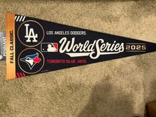Pennant Premium 2025 World Series Los Angeles Dodgers Toronto Blue Jays Dueling